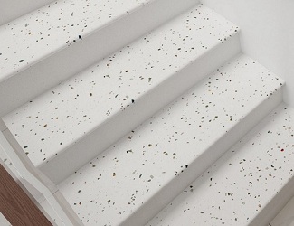 Thi công cầu thang Terrazzo thạch anh cao cấp giá tốt